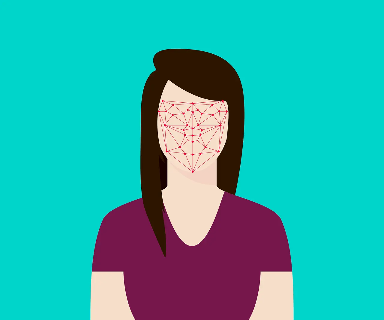 Biometrics with facial scan